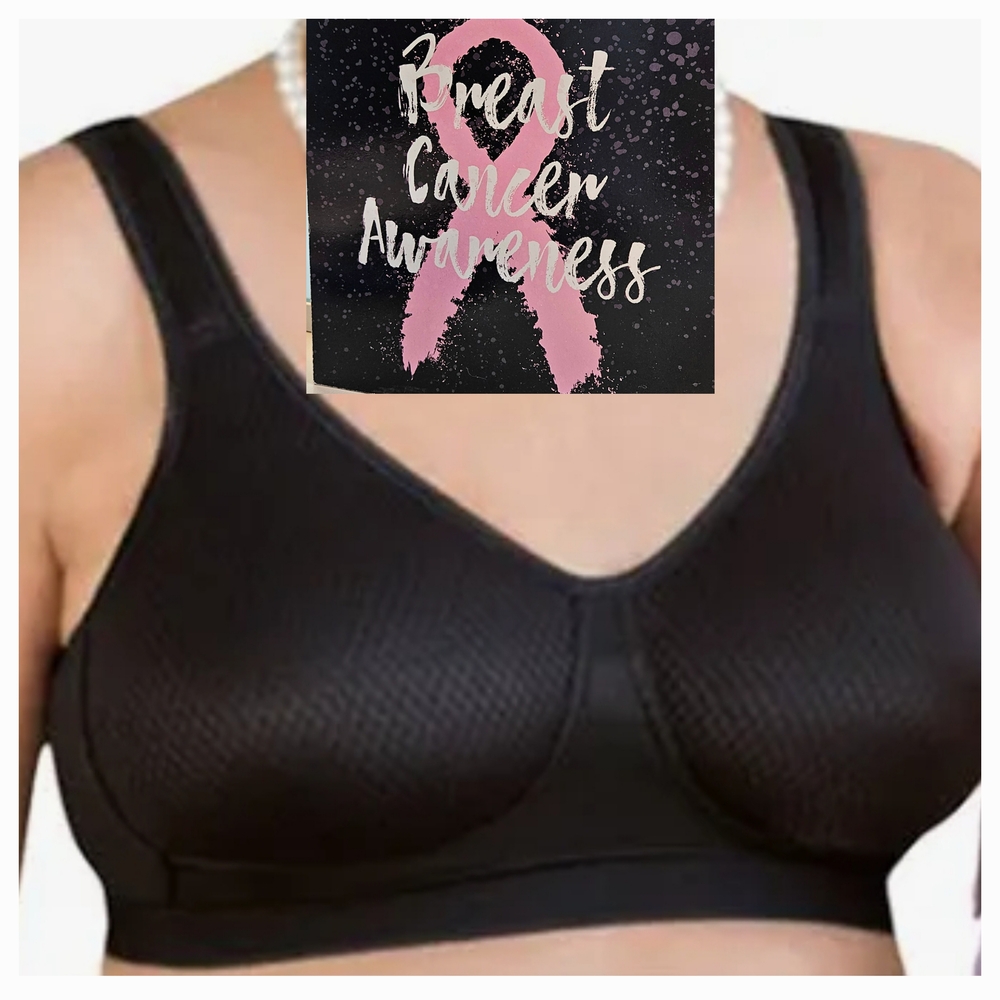 Women's Black Mastectomy Bra NWT..Washed. Never worn